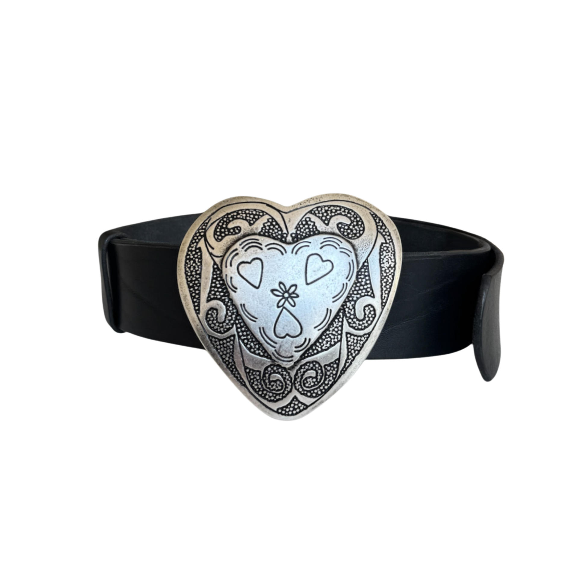 ベルト SEA BIG HEART SUEDE BELT(SILVER) SEA BIG HEART SUEDE BELT(SILVER)